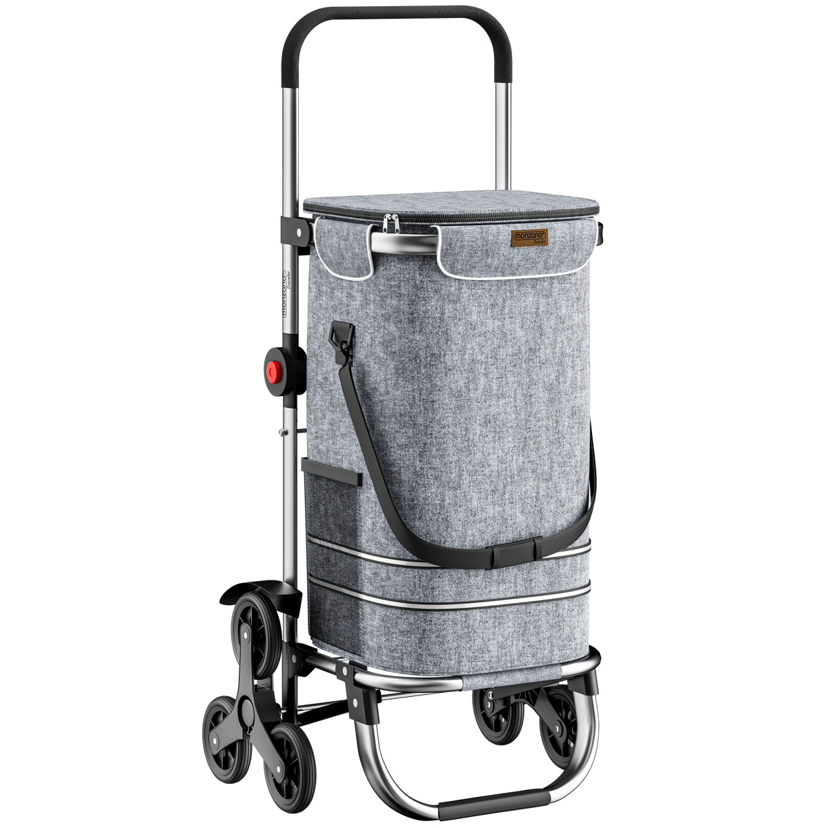 Carrellino della spesa 2in1 Grigio