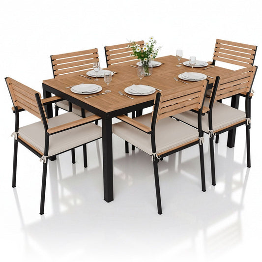 Set da giardino in legno di acacia Rhodos