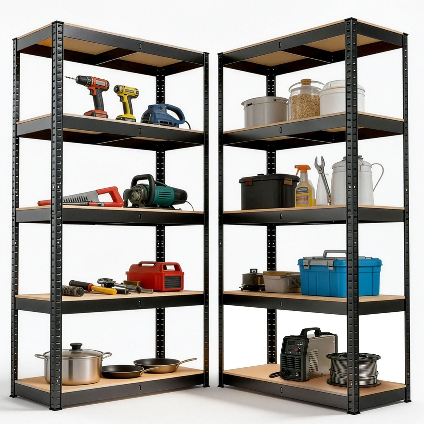 Scaffalatura di base, set da 2 a 8 180 x 90 x 40 cm