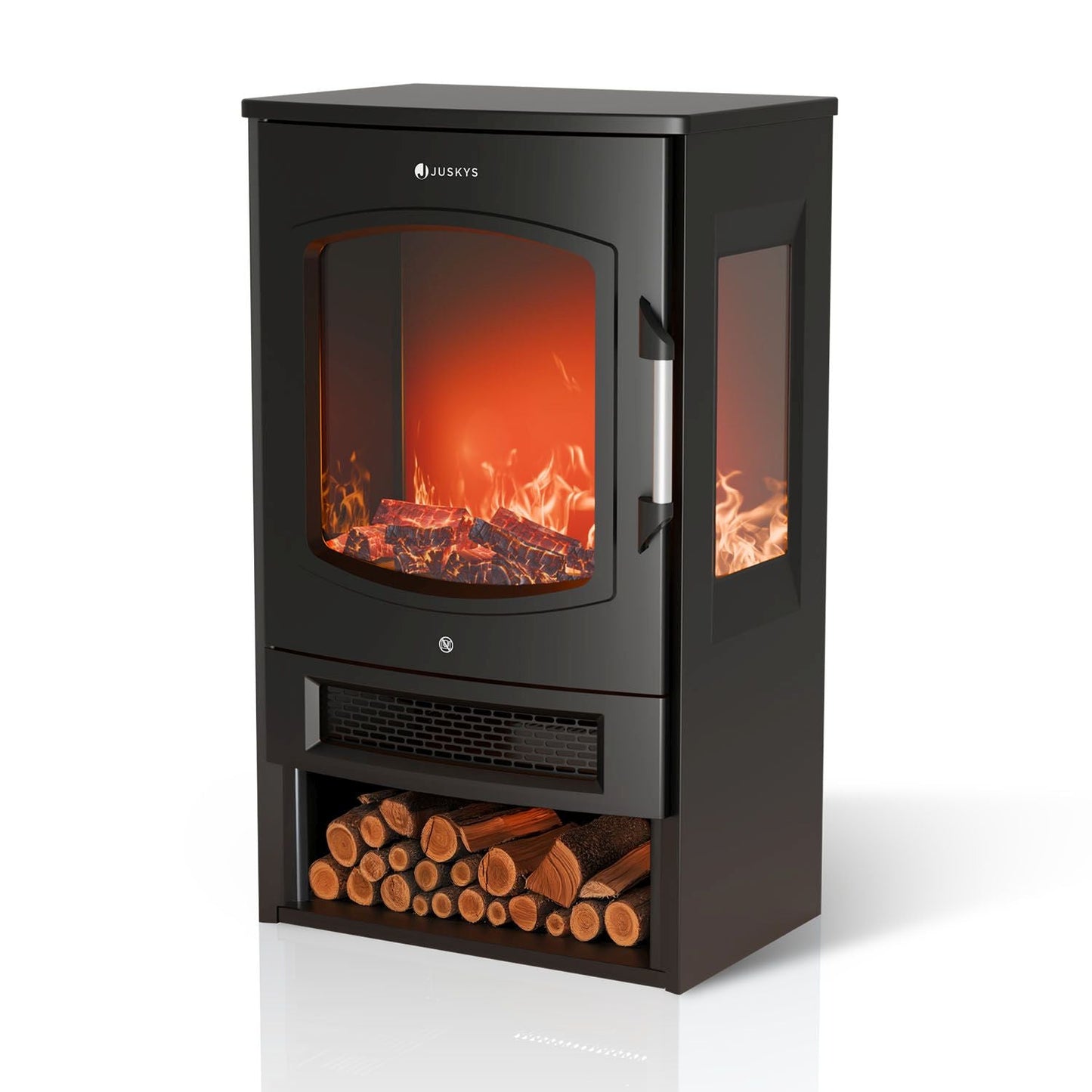 Stufa elettrica a effetto focolare da 1800 W