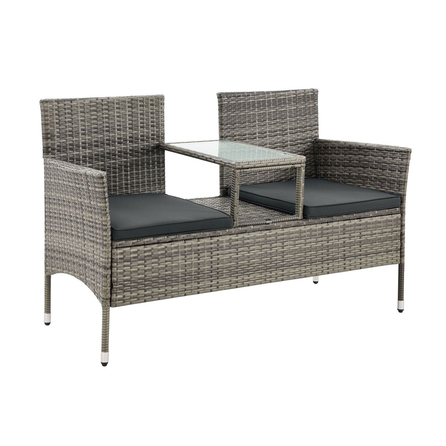 Panca in polyrattan Monaco