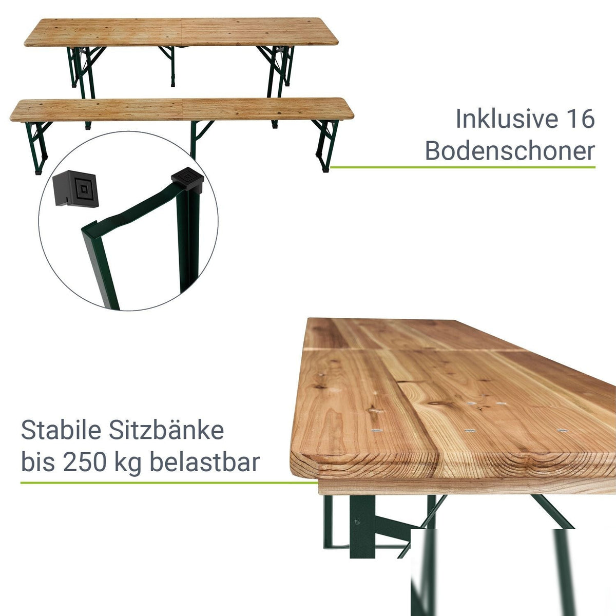 Set tenda da birra Passau 220 cm