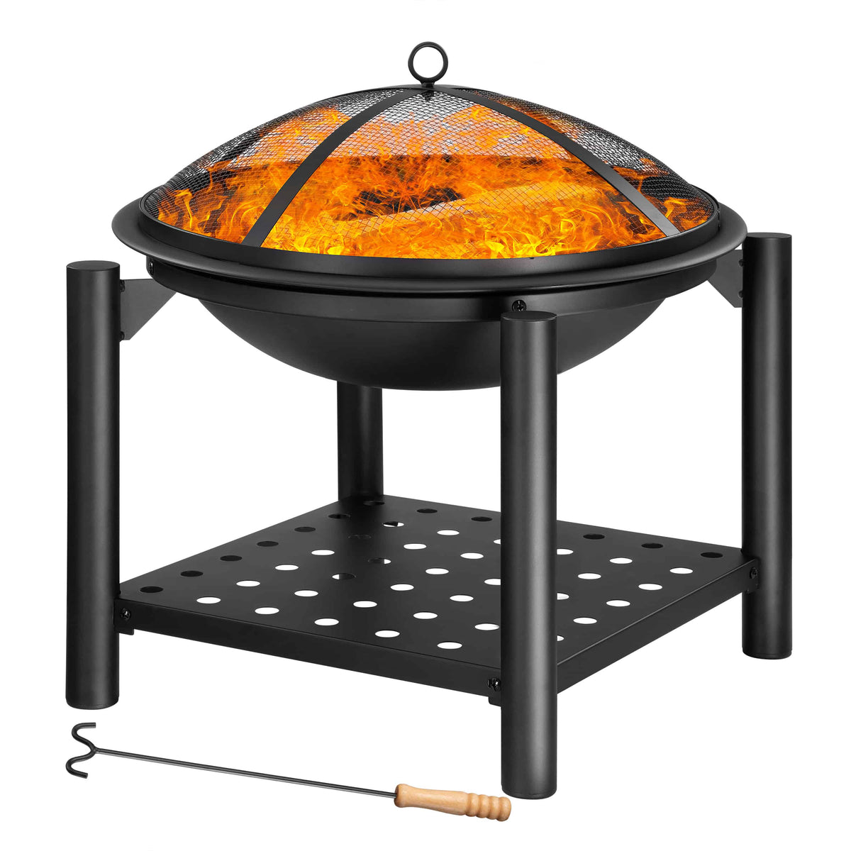 Braciere da giardino acciaio inox Ø55cm