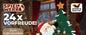 Calendario dell'avvento da riempire Babbo Natale
