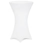 Copritavolo per tavolino alto bianco Ø 60cm