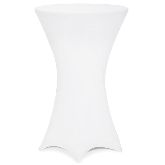Copritavolo per tavolino alto bianco Ø60 cm