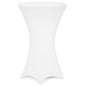 Copritavolo per tavolino alto bianco Ø60 cm