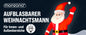 Gonfiabile Babbo Natale XL 180cm illuminazione LED