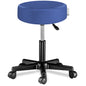 Sgabello girevole 360° similpelle blu