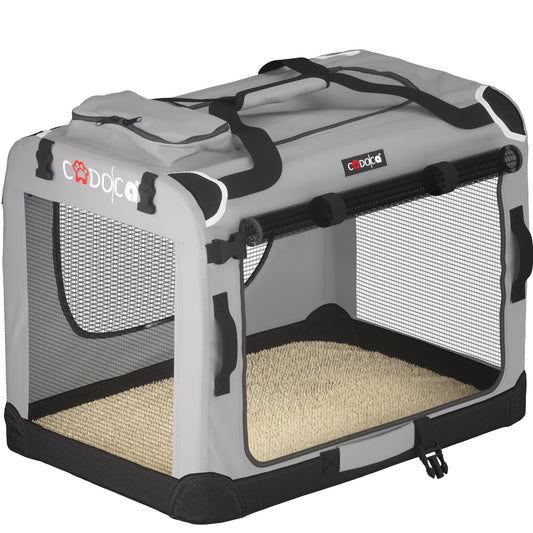 Trasportino per cani pieghevole - taglia M 60x42x44cm