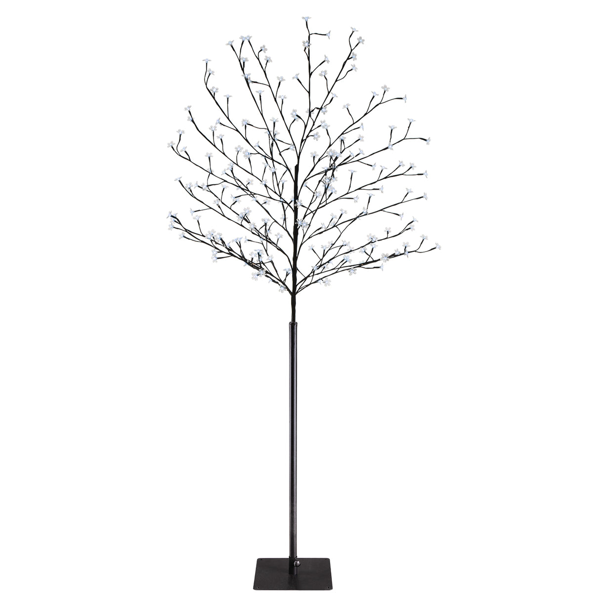 Albero di ciliegio in fiore a 200 LED blu 180cm
