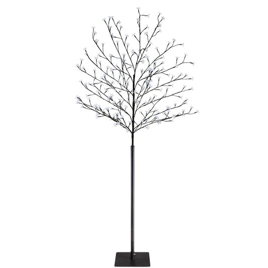 Albero di ciliegio in fiore a 200 LED blu 180cm
