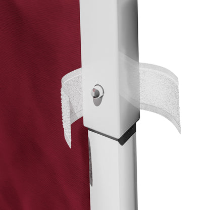 Pareti laterali per gazebo Capri 3x3m rosso