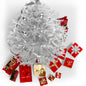 Albero di Natale con base bianco 150cm