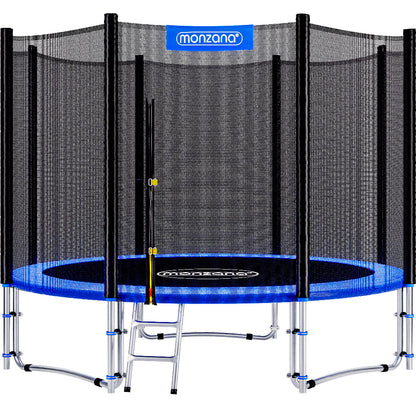 Trampolino elastico Ø183 cm con rete di sicurezza