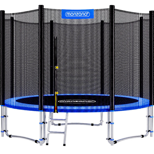 Trampolino elastico Ø183 cm con rete di sicurezza
