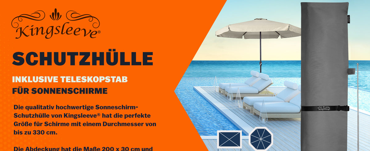 Copertura ombrellone antracite Ø 350cm
