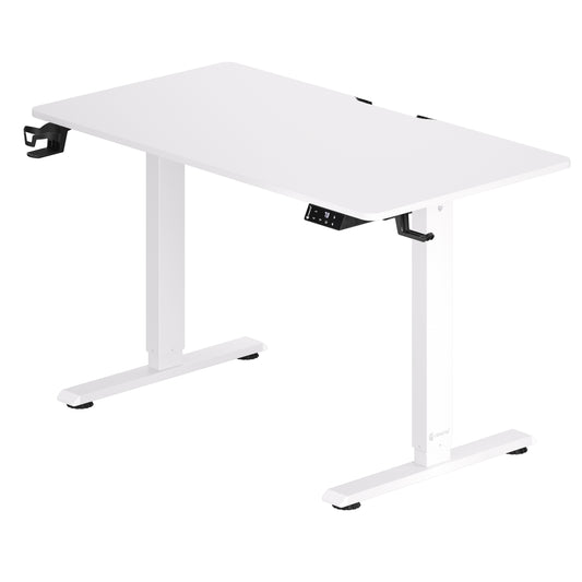 Scrivania regolabile in altezza bianco 110x60x73-118cm