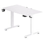 Scrivania regolabile in altezza bianco 110x60x73-118cm