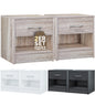Comodino Kiel Set di 2 Rovere 41x39x28cm
