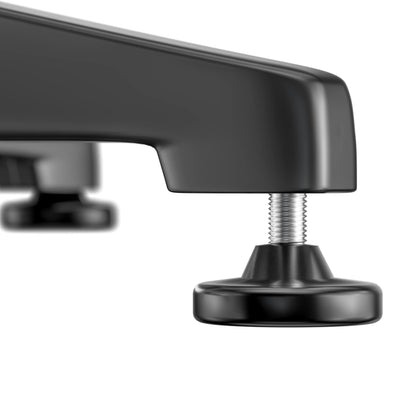 Tavolo alto in alluminio Nero Ø60cm pieghevole, regolabile in altezza