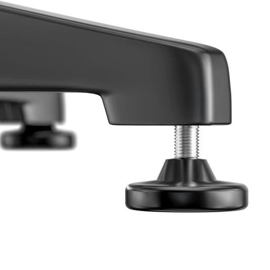 Tavolo alto in alluminio Nero Ø60cm pieghevole, regolabile in altezza