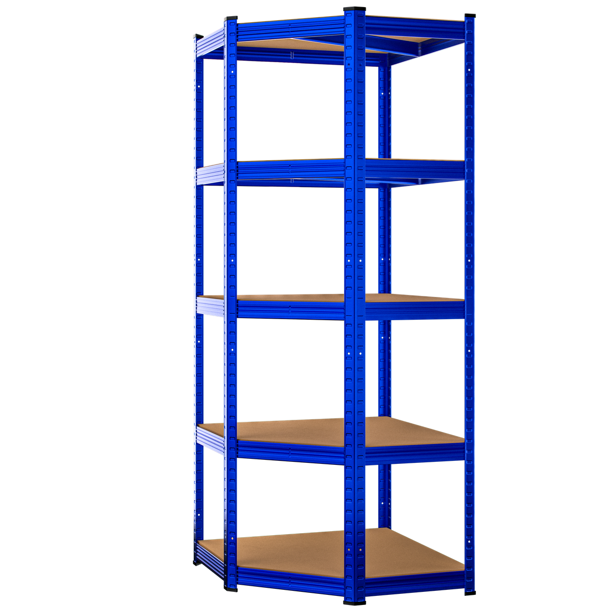 Scaffalatura pesante senza bulloni blu 180x70x40cm zincata 875kg