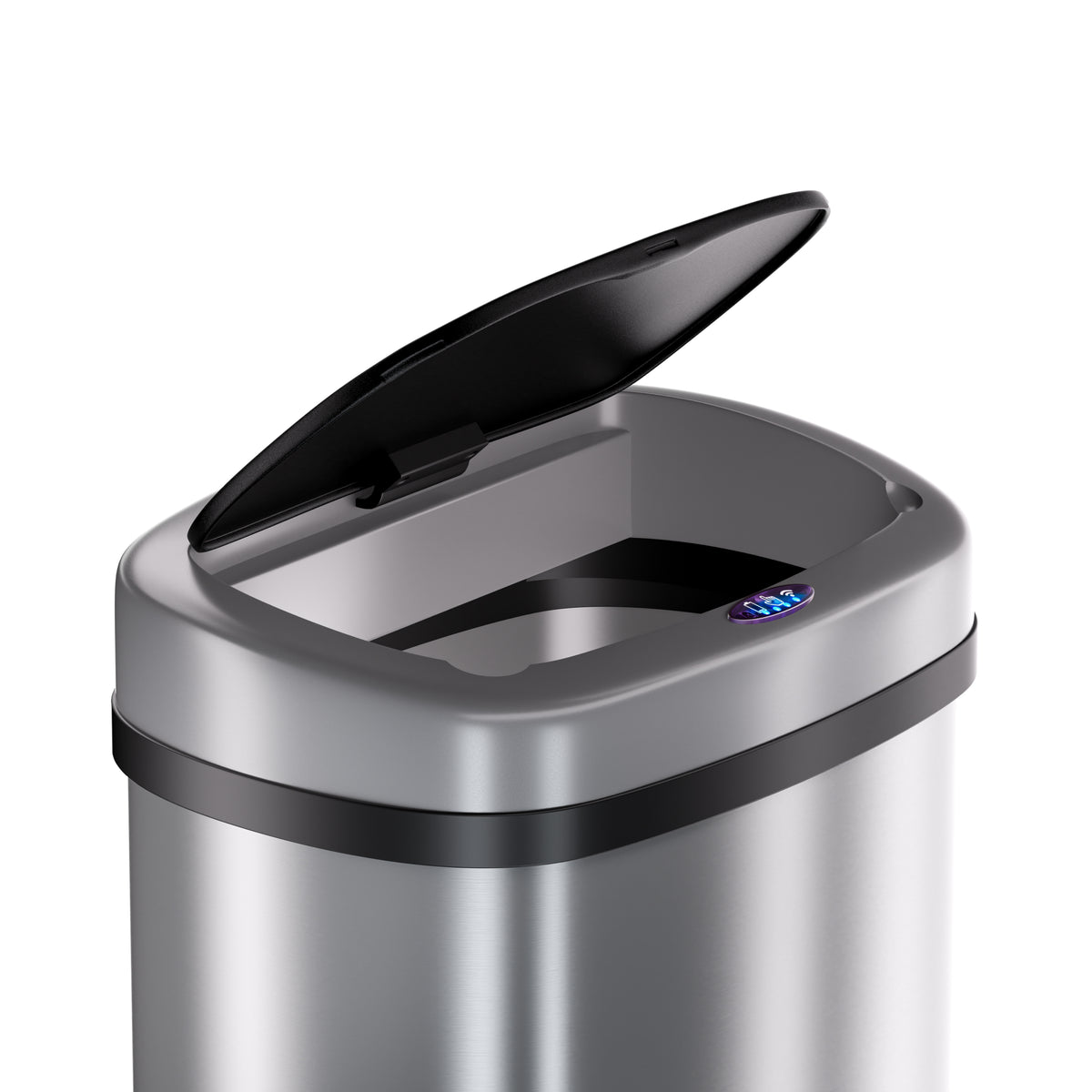 Cestino a sensore in acciaio inox 50L