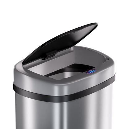 Cestino a sensore in acciaio inox 50L