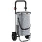 Trolley portaspesa grigio 56L 31x24x54
