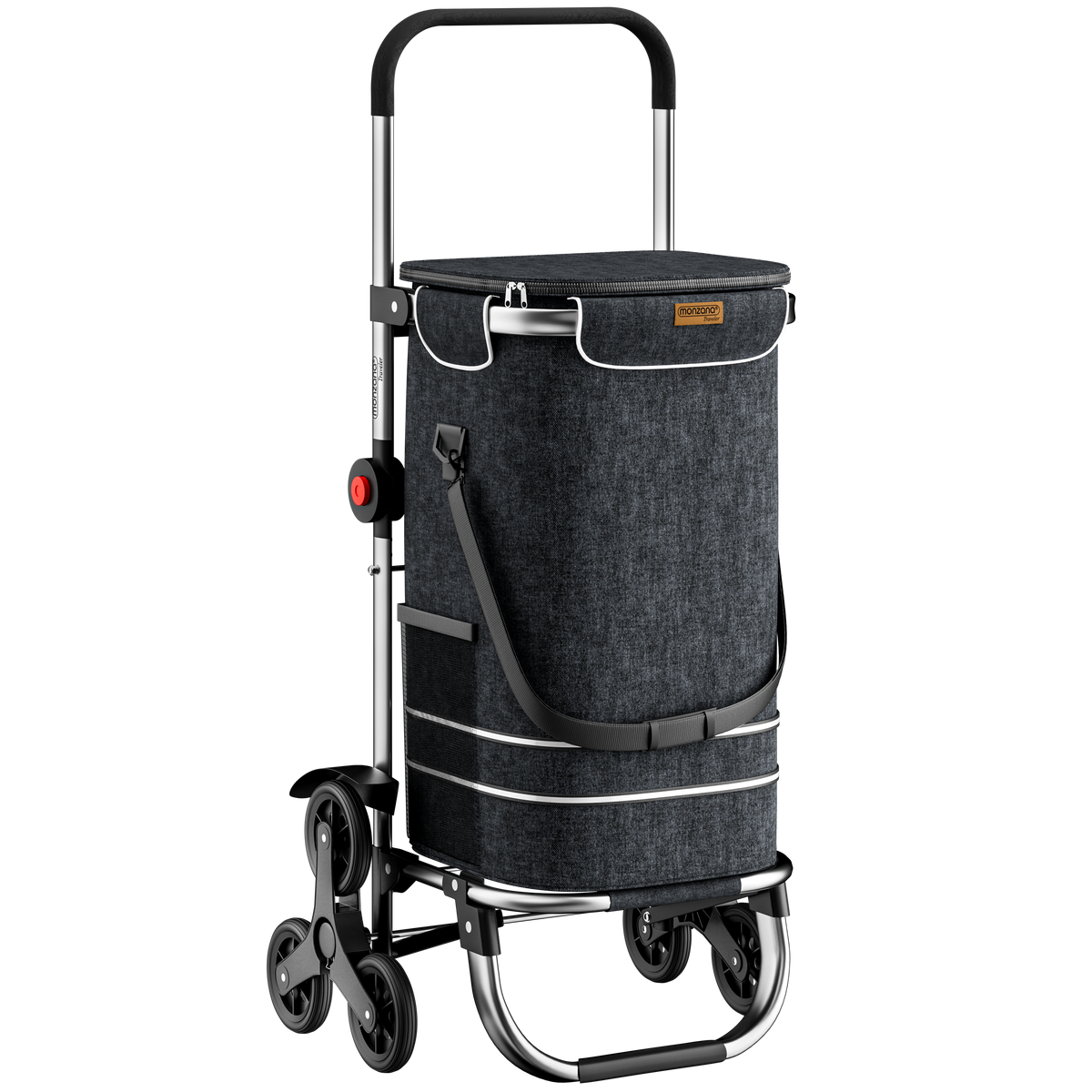 Carrellino della spesa 2in1 Nero