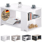Tavolino Santa Cruz bianco 90x60x50cm