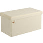 Panchina Beige Corda 76x38x38cm MDF pieghevole