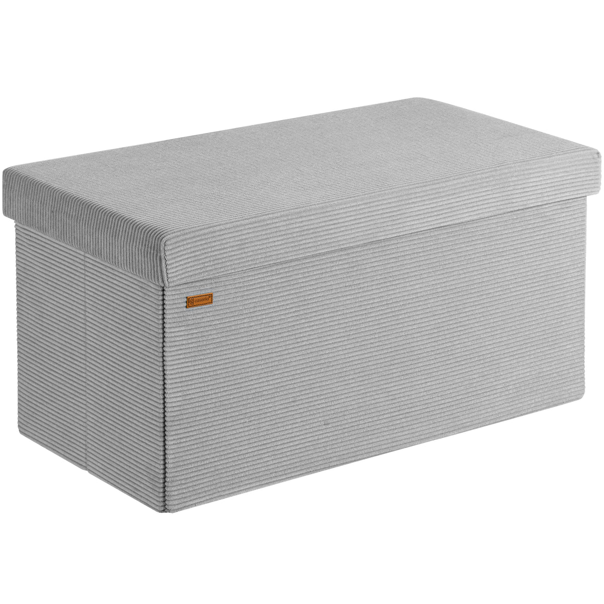 Panchina corda grigia 76x38x38cm MDF pieghevole