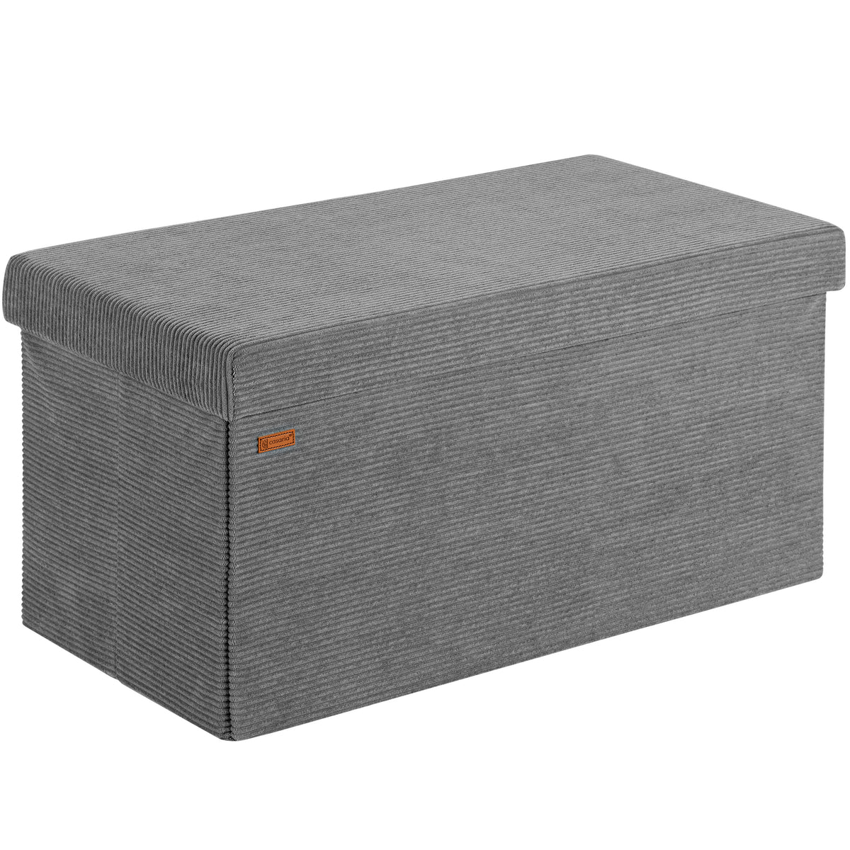 Panca antracite in corda 76x38x38cm in MDF pieghevole