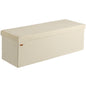 Panchina Beige Corda 114x38x38cm MDF pieghevole