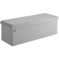 Panchina corda grigia 114x38x38cm MDF pieghevole