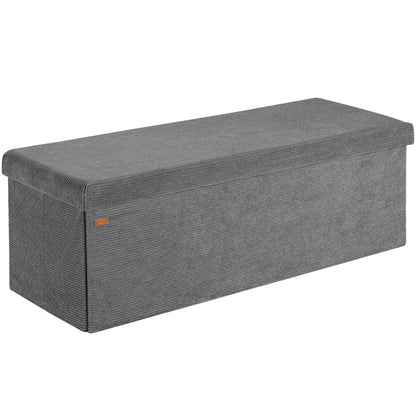 Panca antracite in corda 114x38x38cm in MDF pieghevole