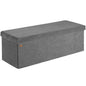Panca antracite in corda 114x38x38cm in MDF pieghevole