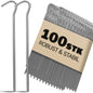 Picchetti da terra 100 pz Ø 3,5mm in acciaio zincato