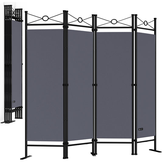 Set 2x Paraventi Lucca 180x163cm antracite