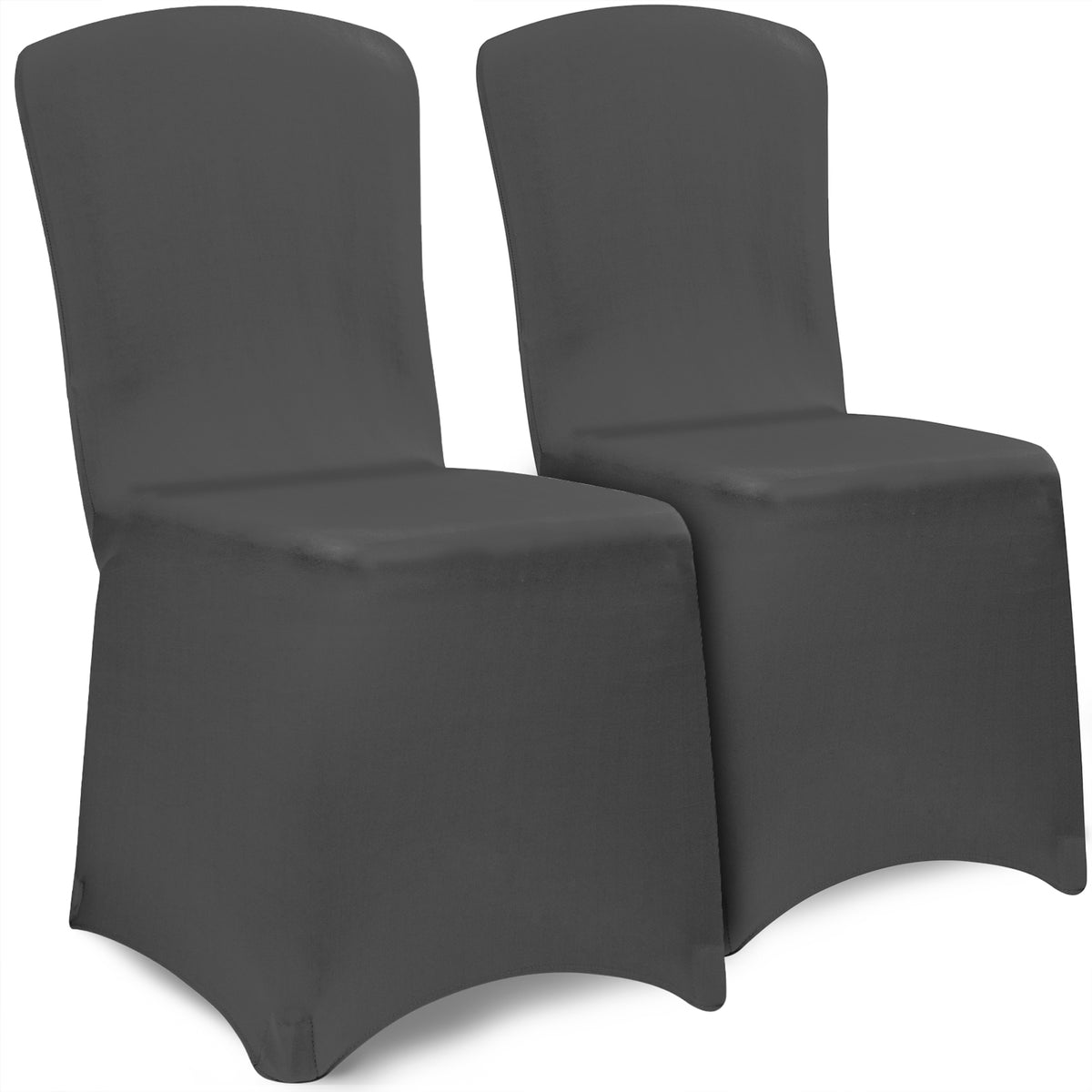 Set di 2 coprisedia antracite