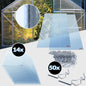 Lastre alveolari set 14x policarbonato clip acciaio set 50x