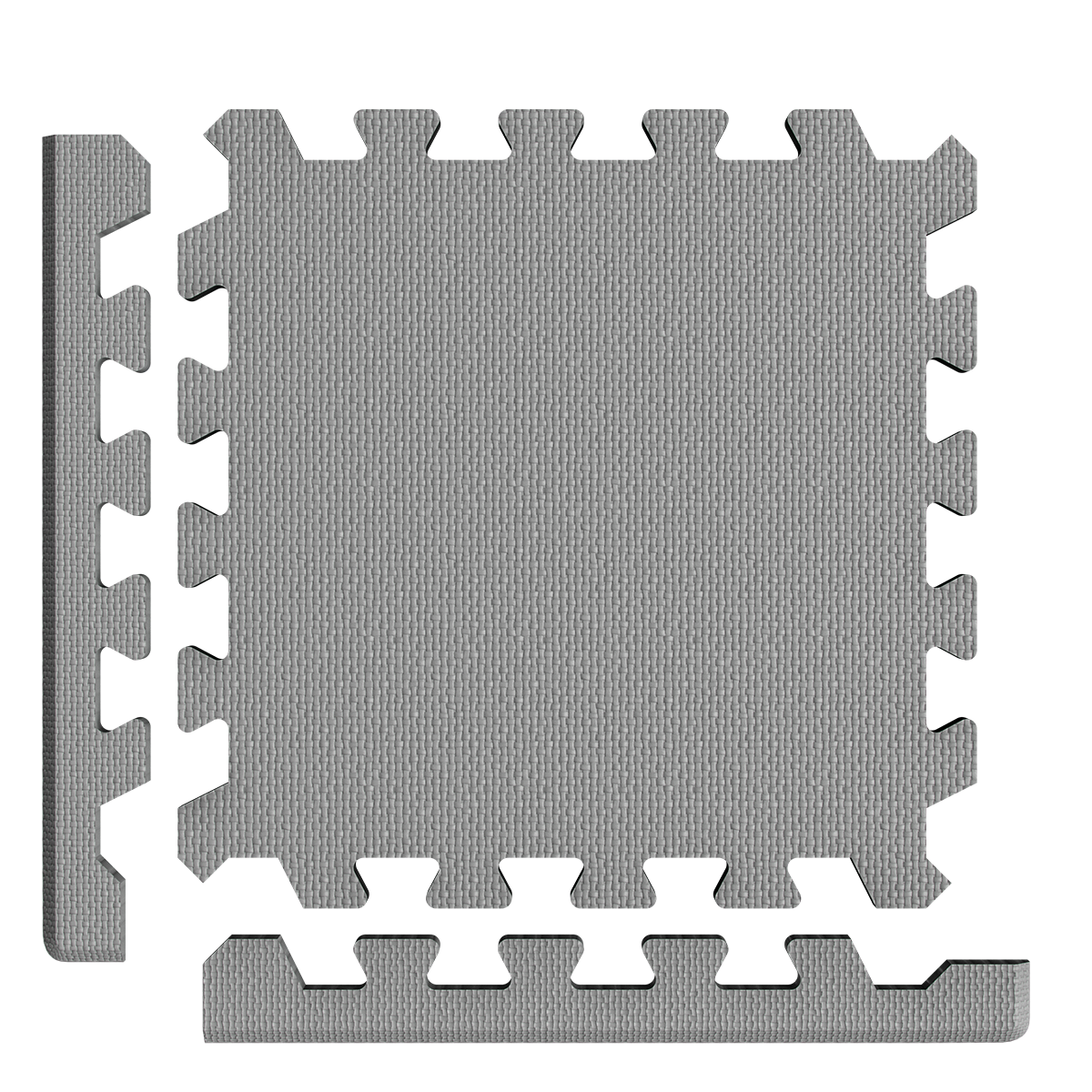 Tappetini fitness per protezione pavimenti/puzzle Set di 36 Grigio 175x175x1cm