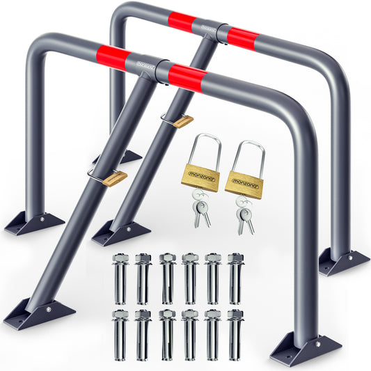 Arco di barriera per parcheggio, set di 2 800x470x440 mm