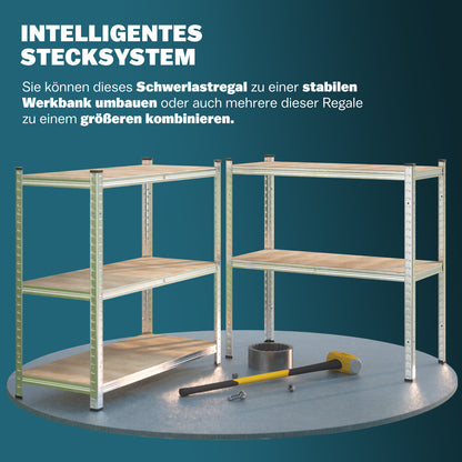 Scaffale alta portata  875kg metallo 180x90x40cm