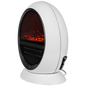 Termoventilatore effetto camino 1500 W bianco