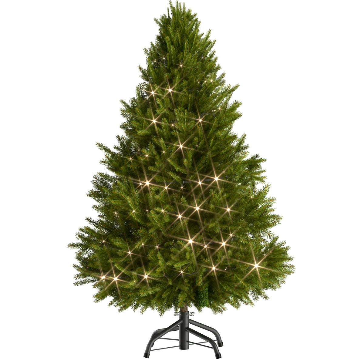 Albero di Natale 140cm con lucine