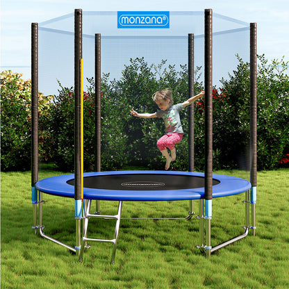 Trampolino elastico Ø183 cm con rete di sicurezza