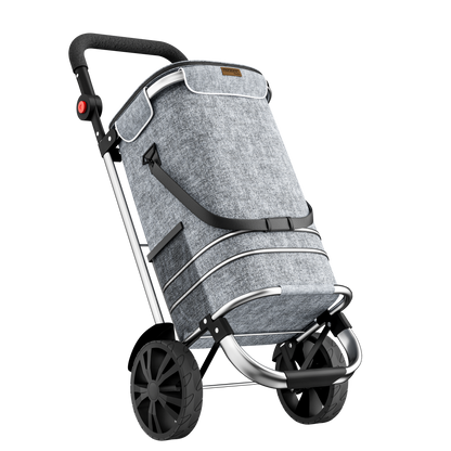 Trolley portaspesa grigio 56L 31x24x54